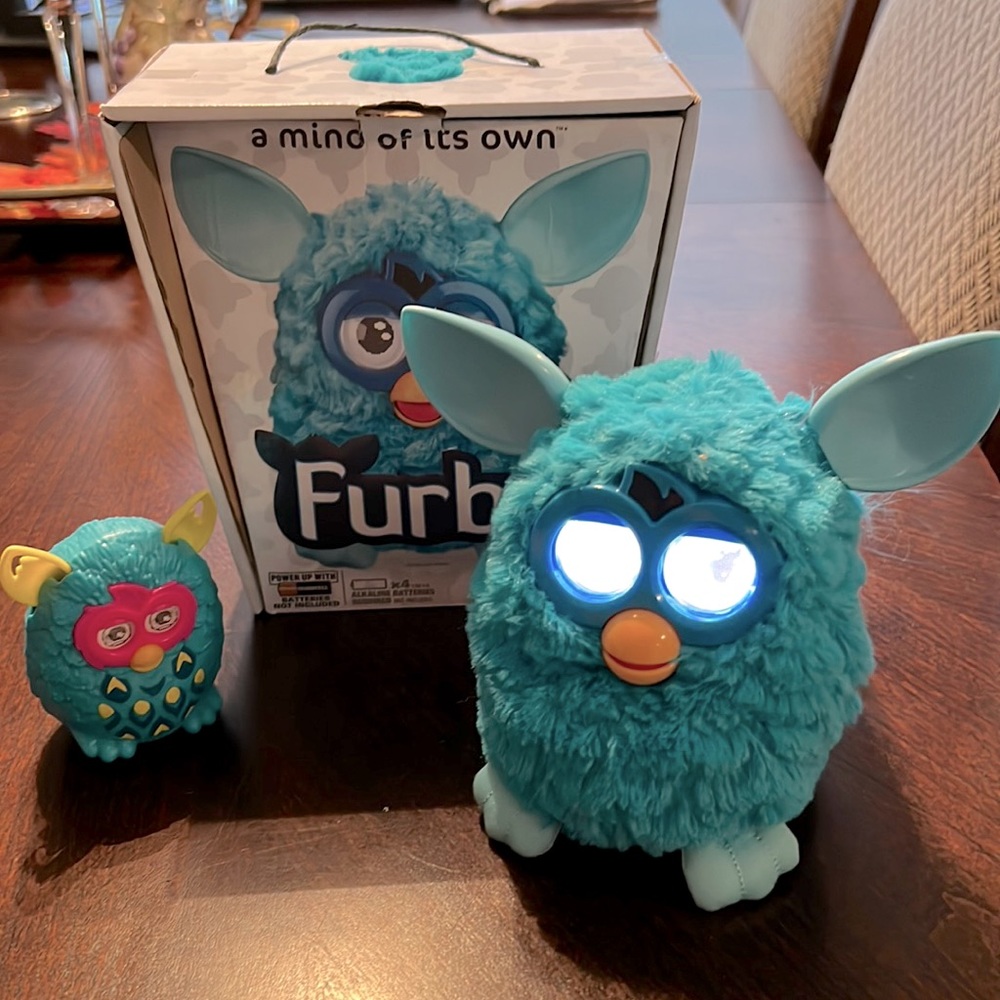 Furby with box plus McDonald’s toy
